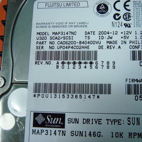 Hard drive fujitsu ca06200-b40400vu