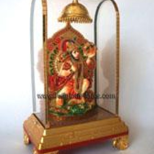 Lord hanuman poly raisin idol decorated handicraft gift