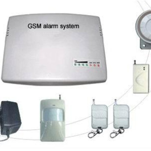 Gsm burglar/fire/gas alarm system