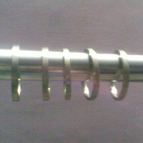 Stainless steel curtain pole rings