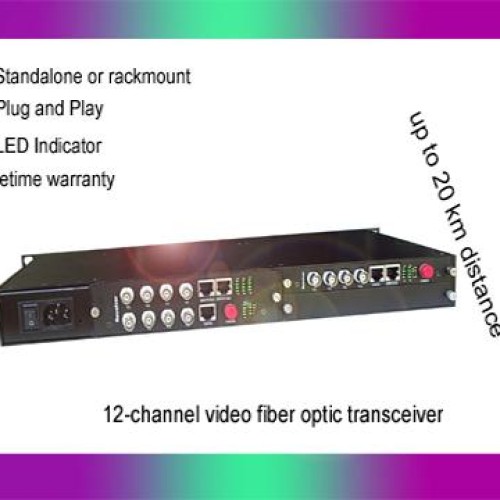 12-chn optical video converter