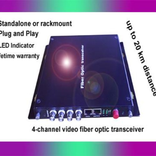 4-chn cctv video transceiver