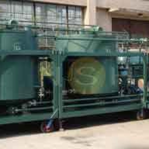 Used engine oil reclamation plant