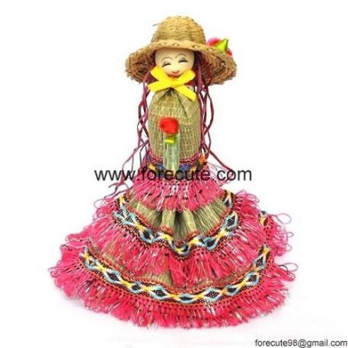 Straw barbie dolls used as handmade gifts, personalized gifts,special gifts