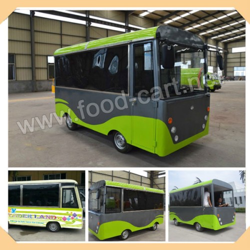 Electric mobile food bus