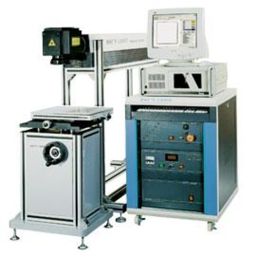 Diode side-pumped laser marking machine