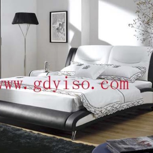 Pu leather bed