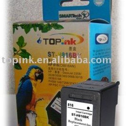 Hp816 c8816an new compatible ink cartridge hp 816