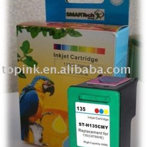 Hp 135 c8766he tri-color high compatible ink cartridge