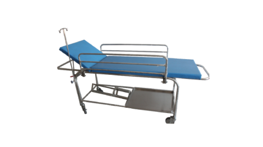 Patient transfer trolleys