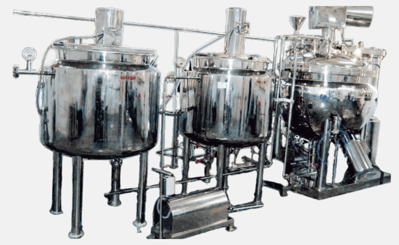 Automatic ointment manufacturing plant