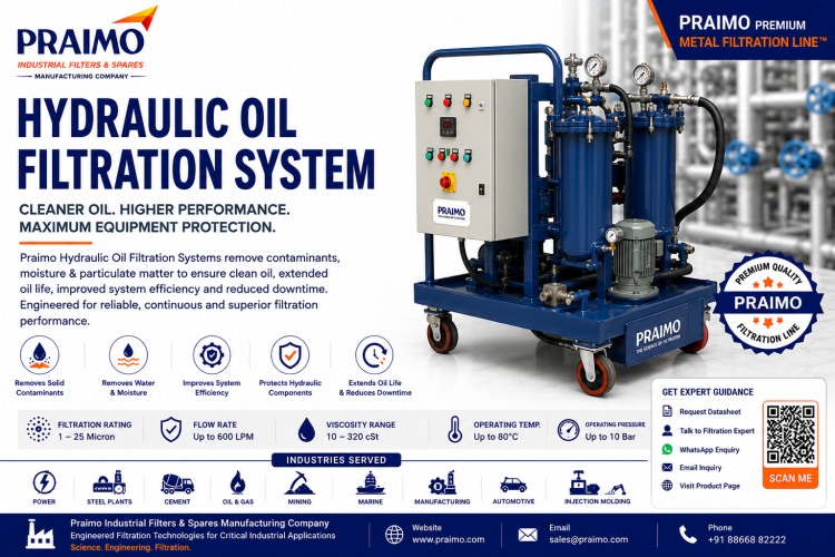 Hydraulic oil filtration system