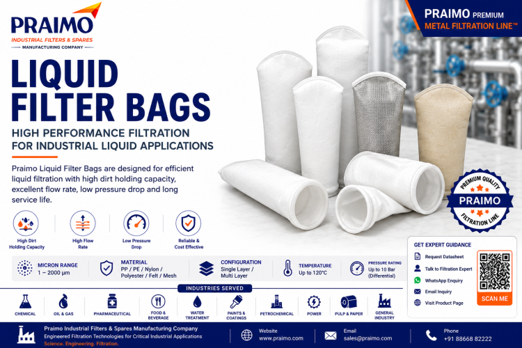 Liquid filter bags