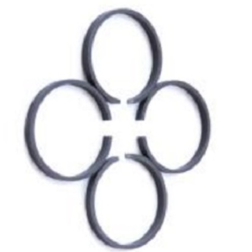 Hydraulic pump square piston ring mf-1035 std ( set of 4 pcs. ) ( 23mm )
