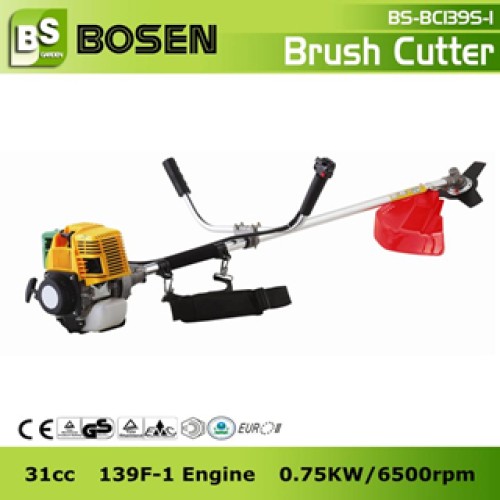 31cc 4 stroke side hang grass cutter with 139f engine