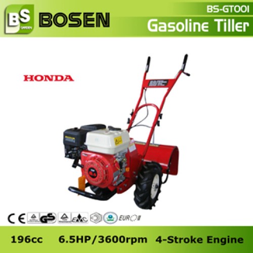 6.5hp gasoline power rotary tiller with honda engine