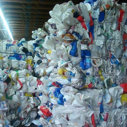 Hdpe milk bottle scrap