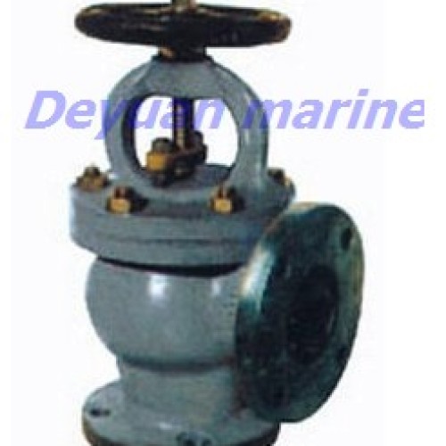 Marine cast steel flanged angle stop valves