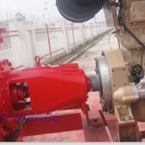 Marine external fire pump for fifi system