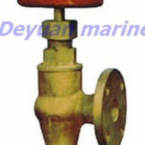 Jis f7302 marine bronze flanged angle stop valves
