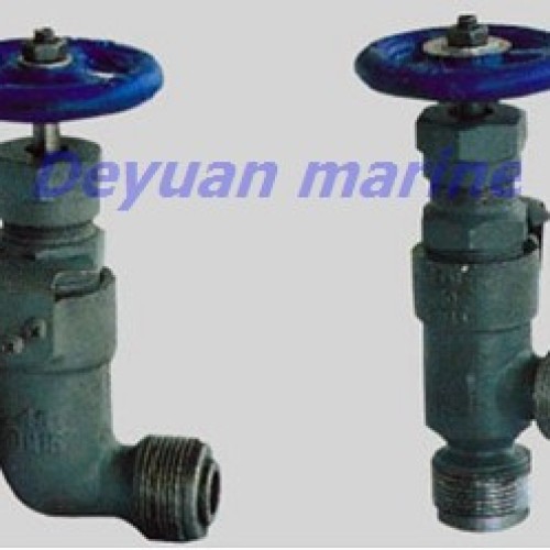 Marine forged steel male thread stop valve
