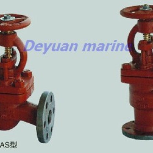 Marine cast iron flanged stop check valves