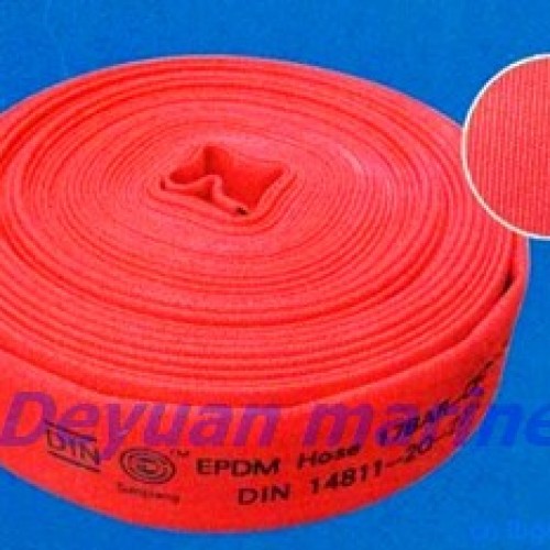 Epdm lining fire hose   ,  single jacket epdm lining fire hose
