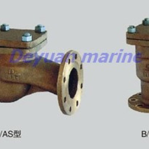 Marine flanged bronze check valve