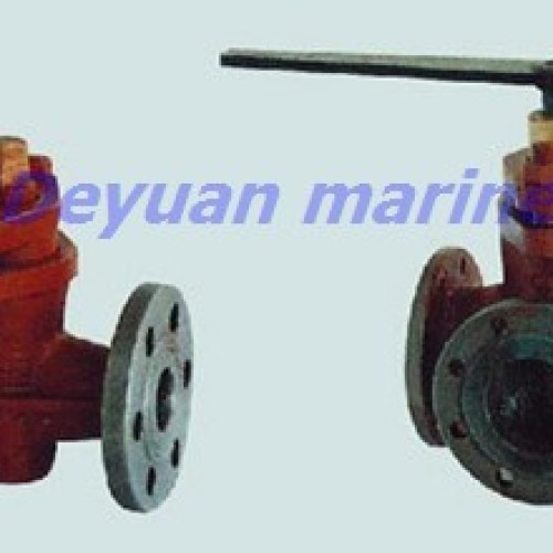 Marine cast iron flanged packed cocks