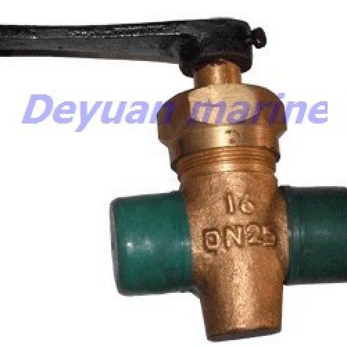 Marine male thread bronze drain plug valve
