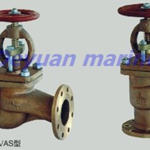 Marine flange bronze stop valve