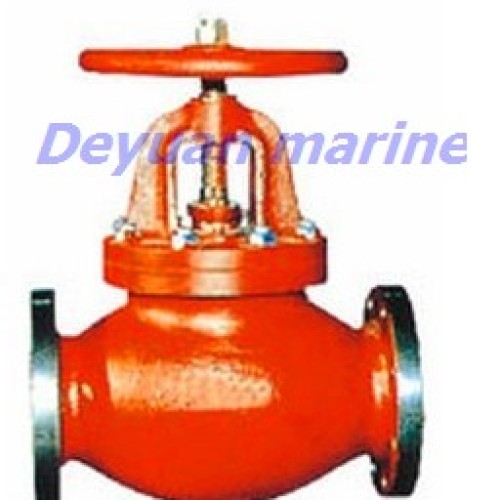 Marine cast iron flanged globe stop valves