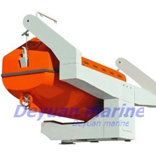 Hydraulic davit device