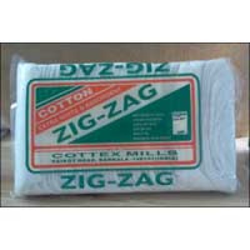 Zig zag cotton wool