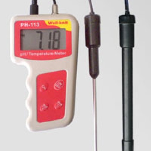Kl-113 portable ph/temperature meter