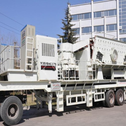 2012 new secondary cone crusher+ screen