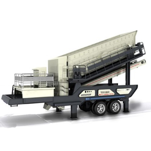 2012 new mobile vibrating screen