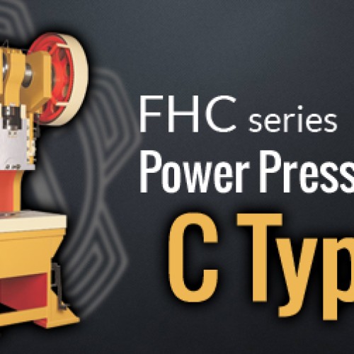 Steel body c type power press