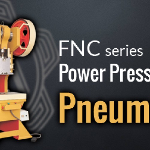 Steel body pneumatic power press