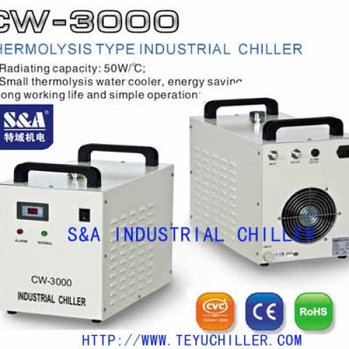 Co2 laser water chiller for engravingcutting machine
