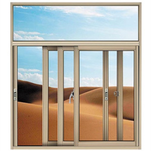 Electrophoretic aluminium sliding window