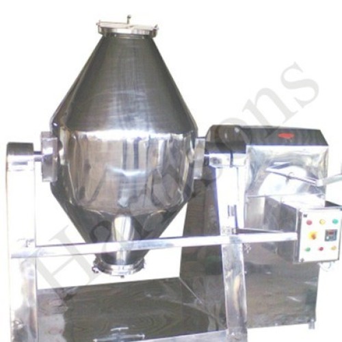 Double cone blender for powder mixing