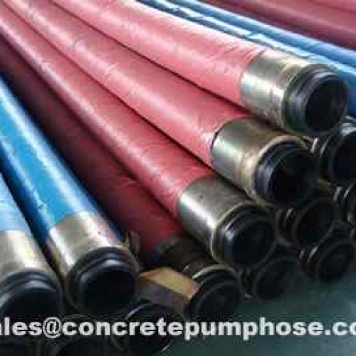 Fabric reinforced concrete pump hose