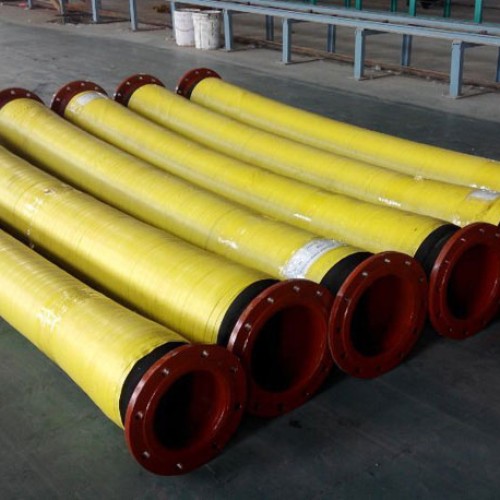 Flood discharge hose