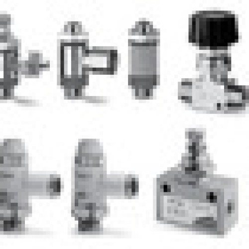 Pneumatic flow control valves