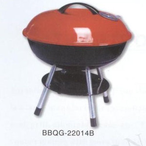 Bbq grill with ash tray