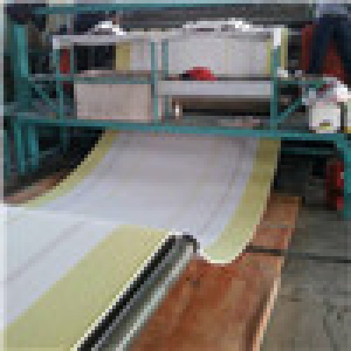 Double backer woven corrugator belt