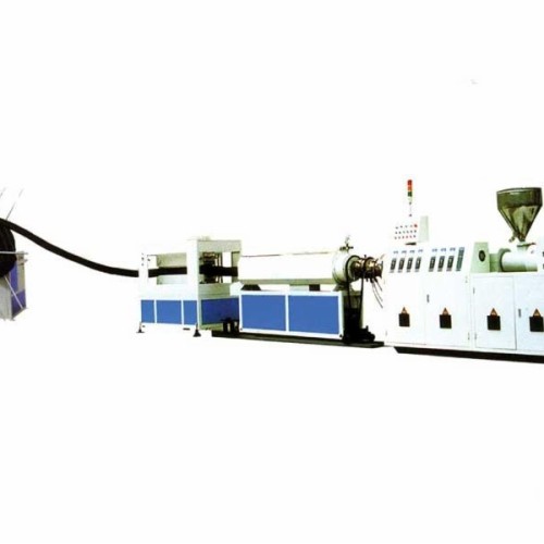 Pe carbon spiral reinforcing pipe production line