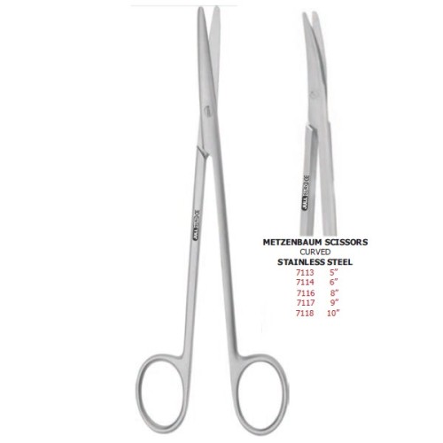 Metzenbaum scissors curved