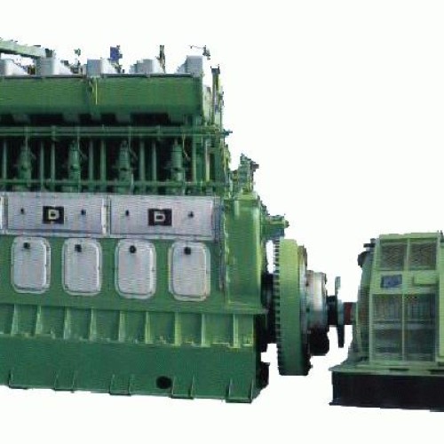 Heavy fuel oil generator set